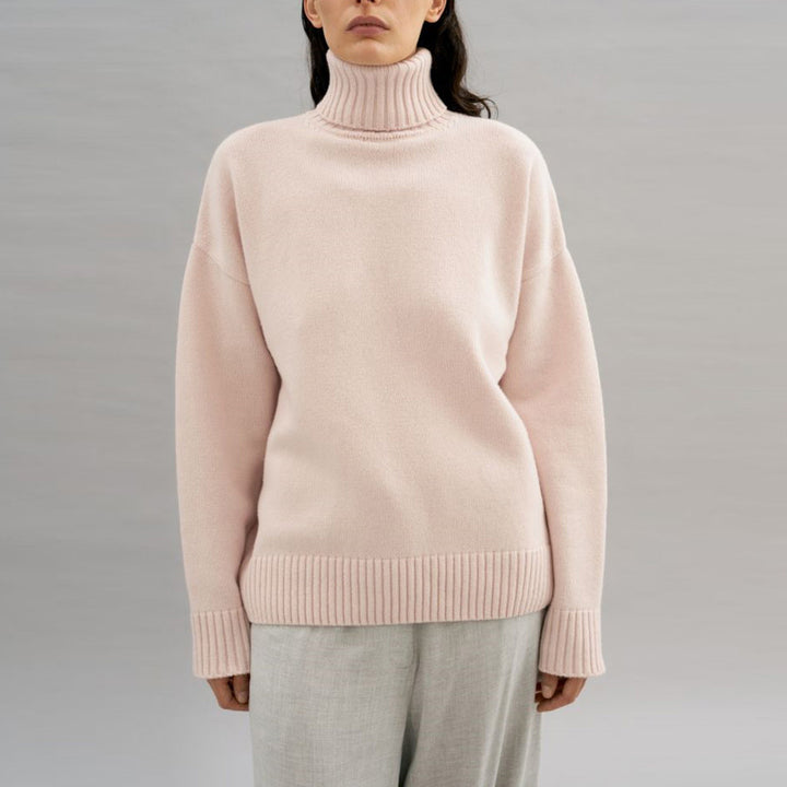 Kvinders hyggelige turtleneck sweater med oversized pasform Stilla