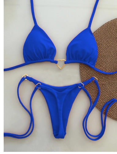 Dame Triangel-Bikini med justerbare stropper Stilla