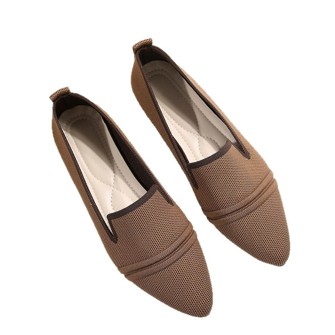 Dame mode slip-ons med spids sål Stilla