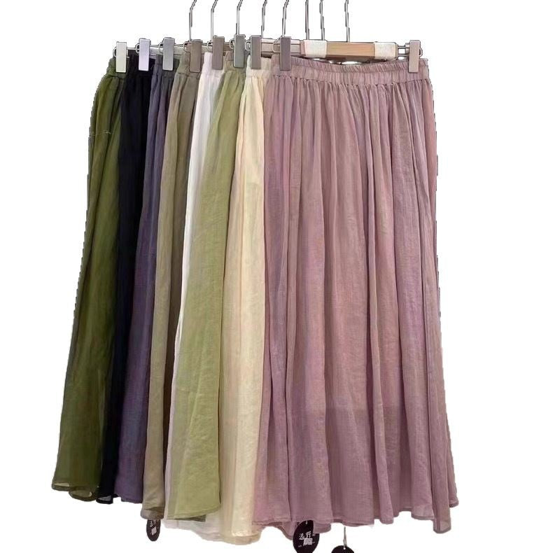 Femme Let og Luftig Maxi Skirt Stilla