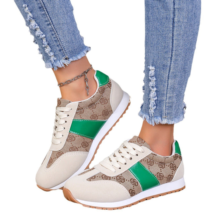 Dame Sneaker med trendy mønstervariation og sporty design Stilla