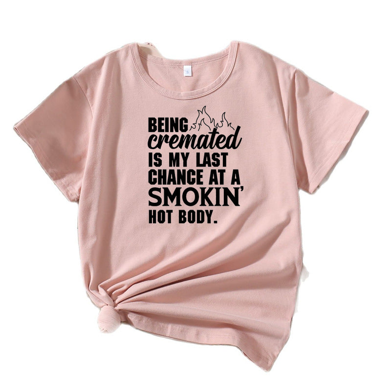 Kvinder Komisk Grafik T-shirt Stilla