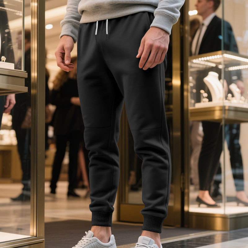 Herrer Sporty Cargo-Joggingbukser med elastisk talje og praktiske lommer Stilla