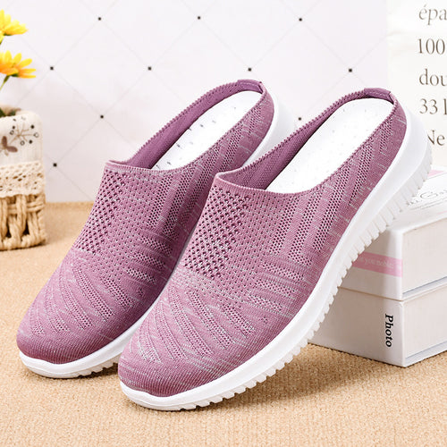 Dame fritidssko med elastisk slip-on design og stødabsorberende sål Stilla
