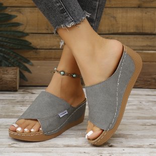 Dame Komfortable Slip-On Pantoletten med ergonomisk fodseng Stilla