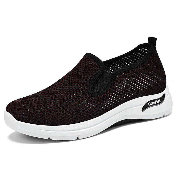 Dame Behagelige Slip-On Sneakers med åndbart Overmateriale Stilla