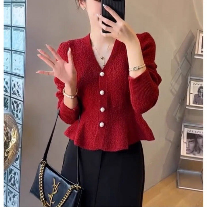 Kvindernes cardigan med dekorative knapper og elegant skræddersyn Stilla