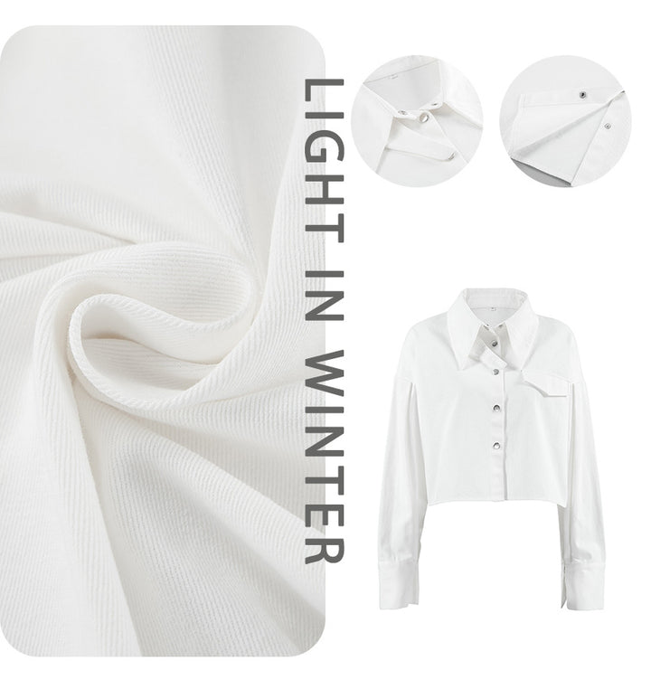Dame Oversized Bluse med moderne snit og minimalistisk design Stilla