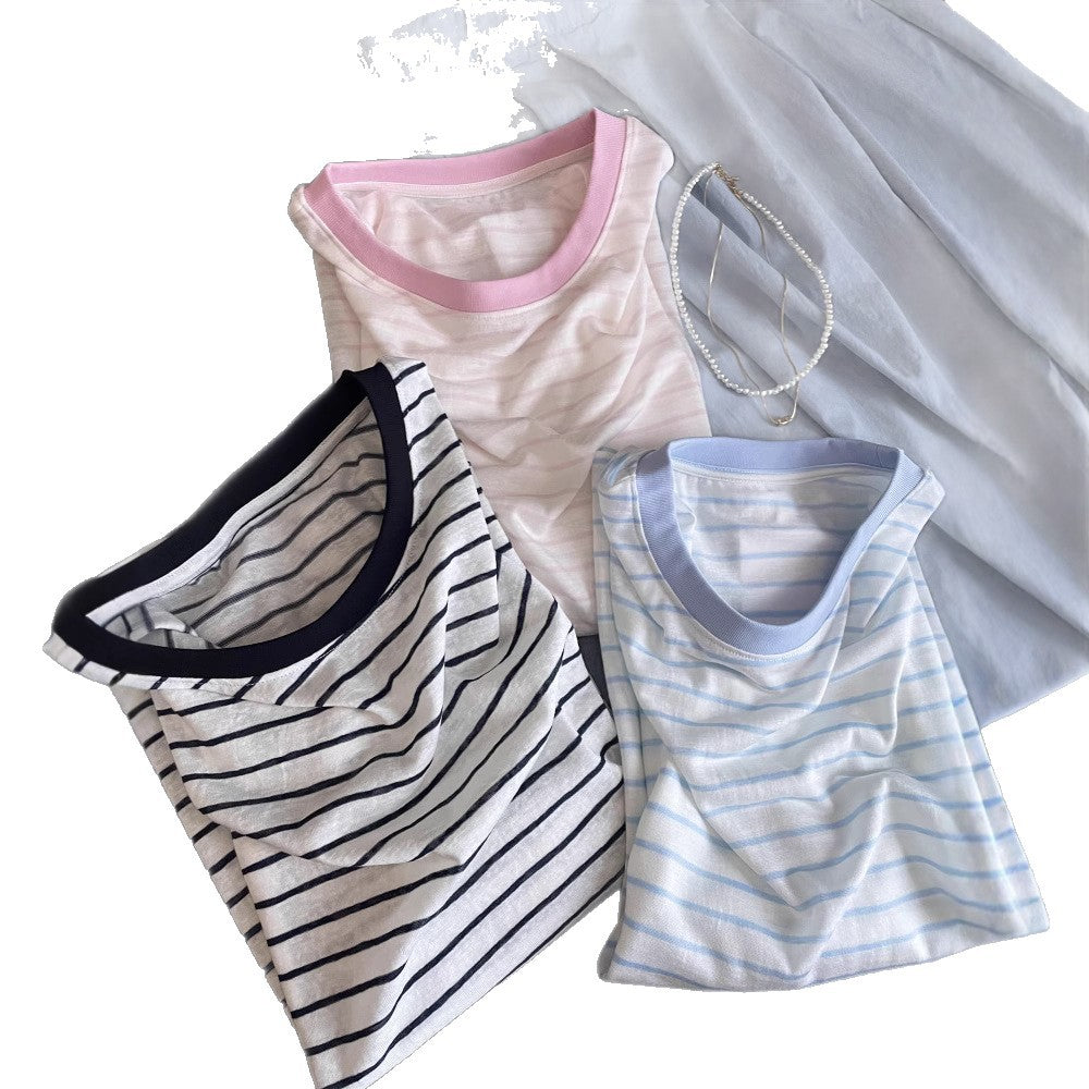 Dame Komfortabel Casual T-Shirt Stilla