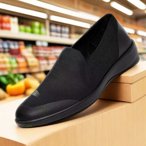 Herrer Behagelige Slip-On Sneakers med elastisk Overmateriale Stilla