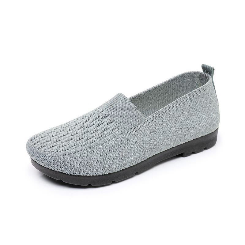 Femme Stilfulde Slip-On Fritidssneakers med åndbart strikdesign Stilla