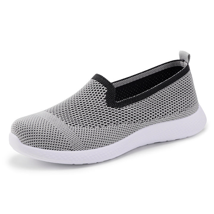 Femme Åndbare Slip-On Strik-Sneakers med Ergonomisk Pasform Stilla