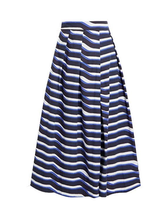 Damer elegant bandeau badedragt med asymmetrisk omslagskjørt-design Stilla