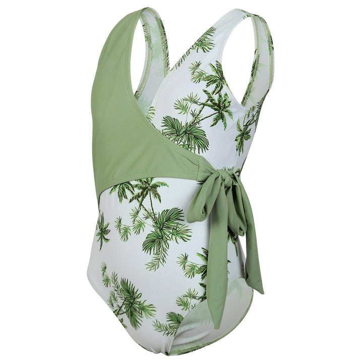 Dame badedragt med elegant indpakningslook Stilla