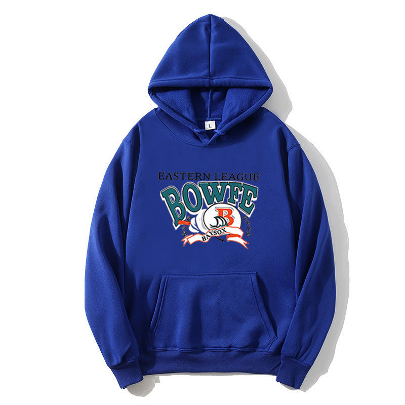 Kvinders sporty hættetrøje med trendy grafisk print Skovae