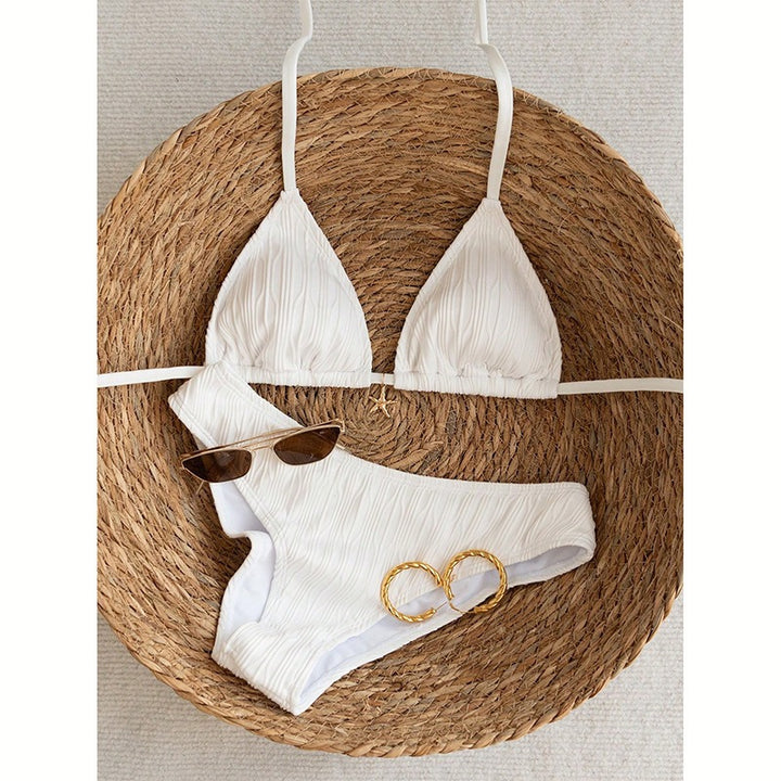 Dame minimalistisk bikinitop og slip Skovae