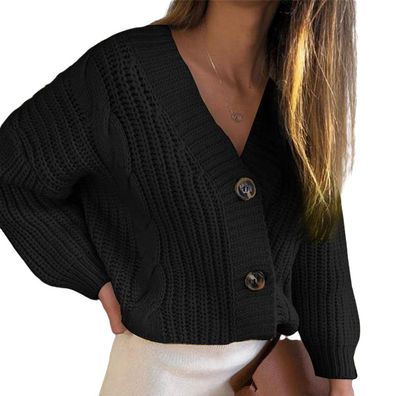 Dame strikjakke i trendy oversized stil Stilla
