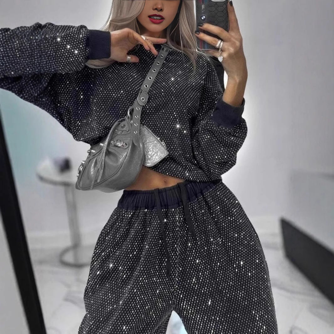 Dame Glitrende Fritids-Outfit Stilla