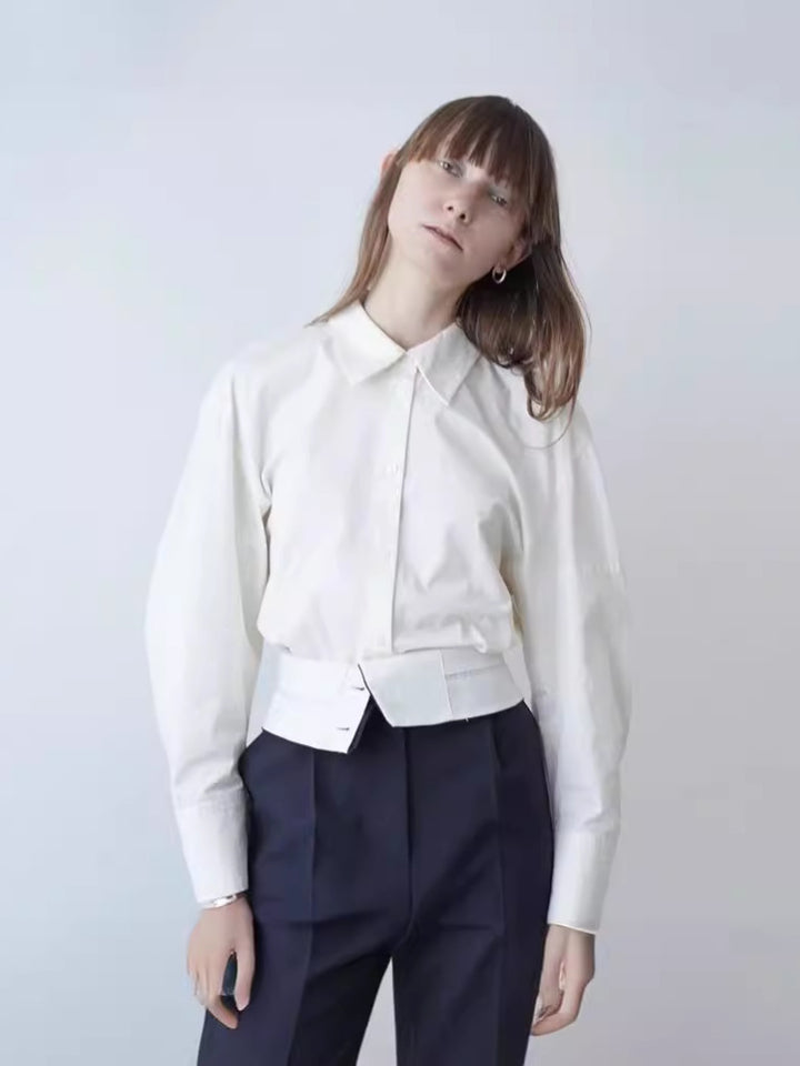 Damer elegant bluse med oversized snit og kvalitetsdetaljer Stilla