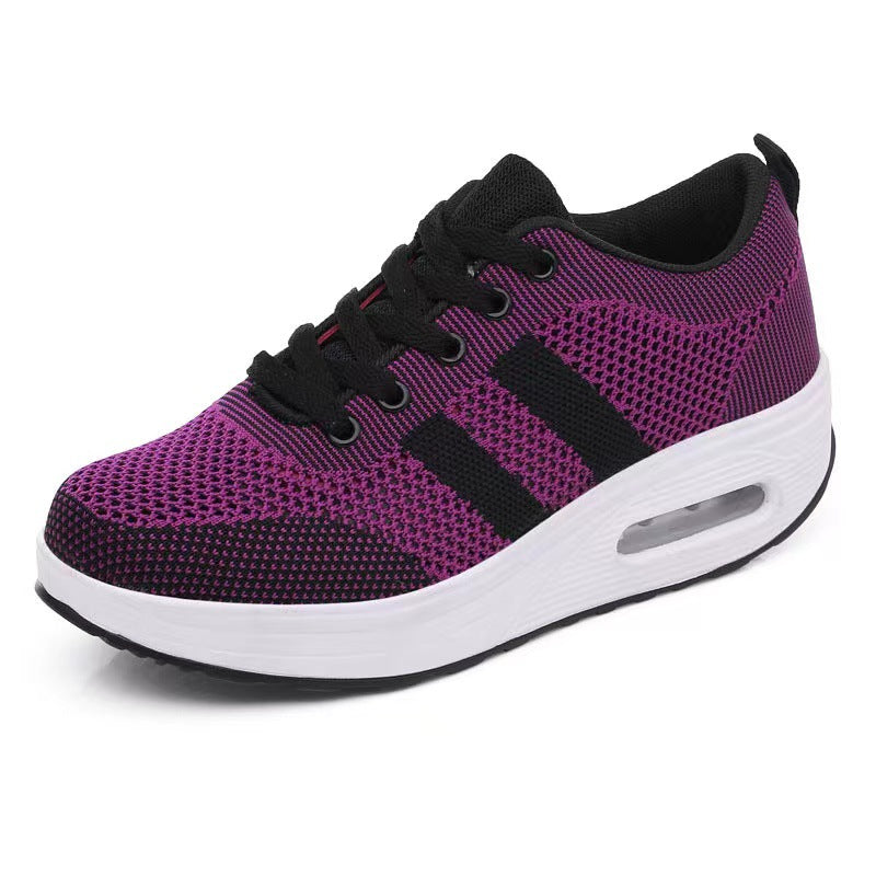 Dame Luftpolster Sneakers med åndbar struktur og stødabsorberende design Stilla