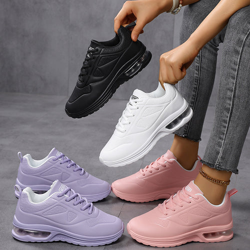 Dame nan lette sneakers med luftpose-mellemsål og polstret hælområde Skovae