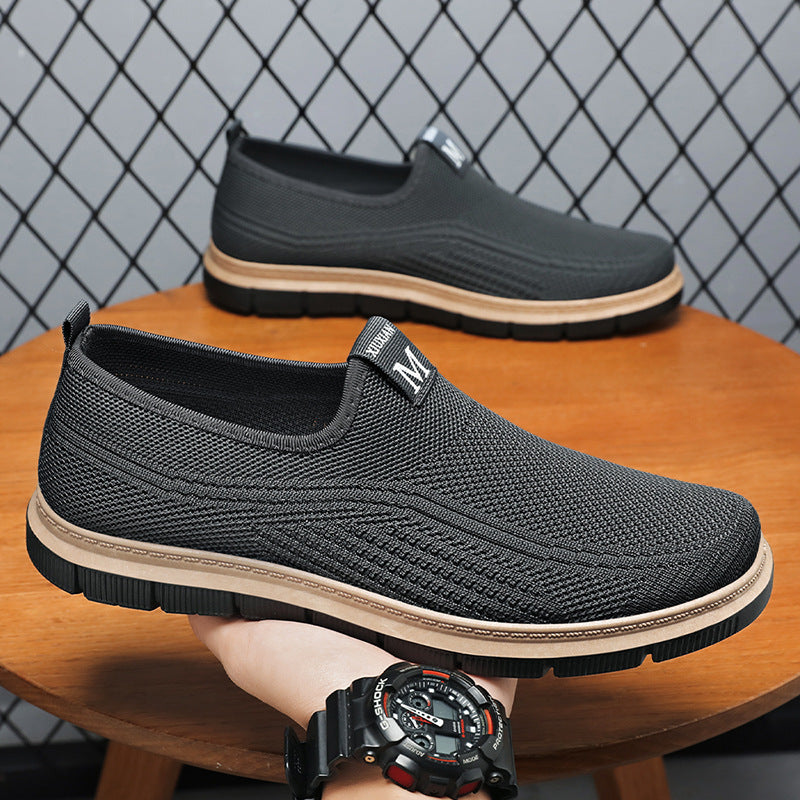Femme åndbare Slip-On løbesko med fleksibelt strikdesign Stilla
