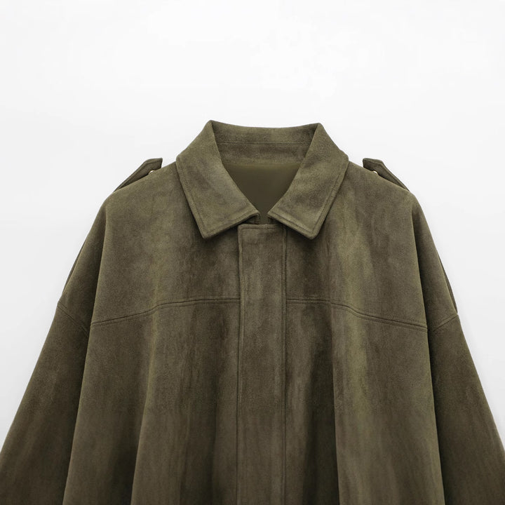 Dame casual blouson jakke med blødt materiale og moderne detaljer Stilla