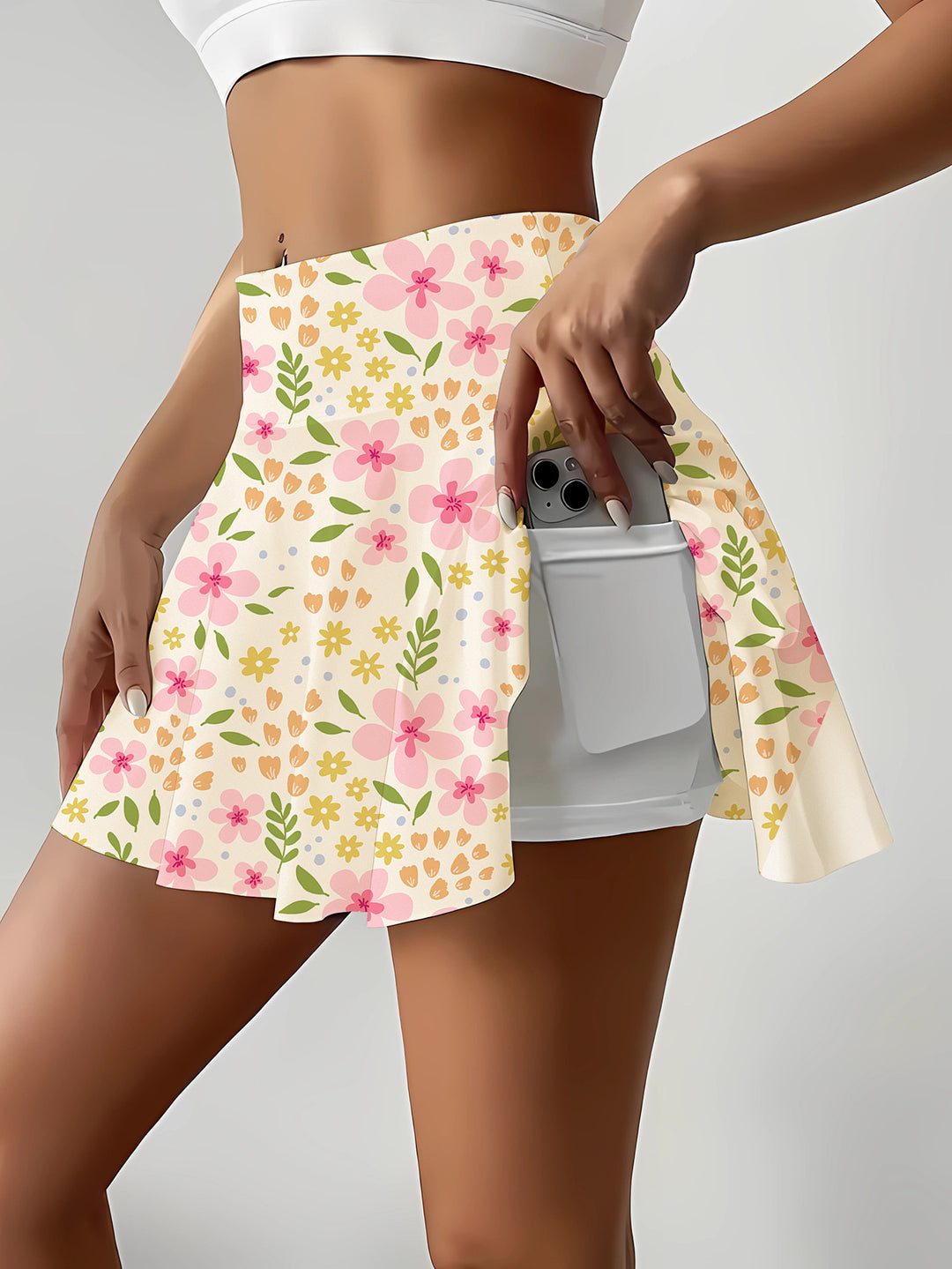Femme Active Floral Skort Stilla
