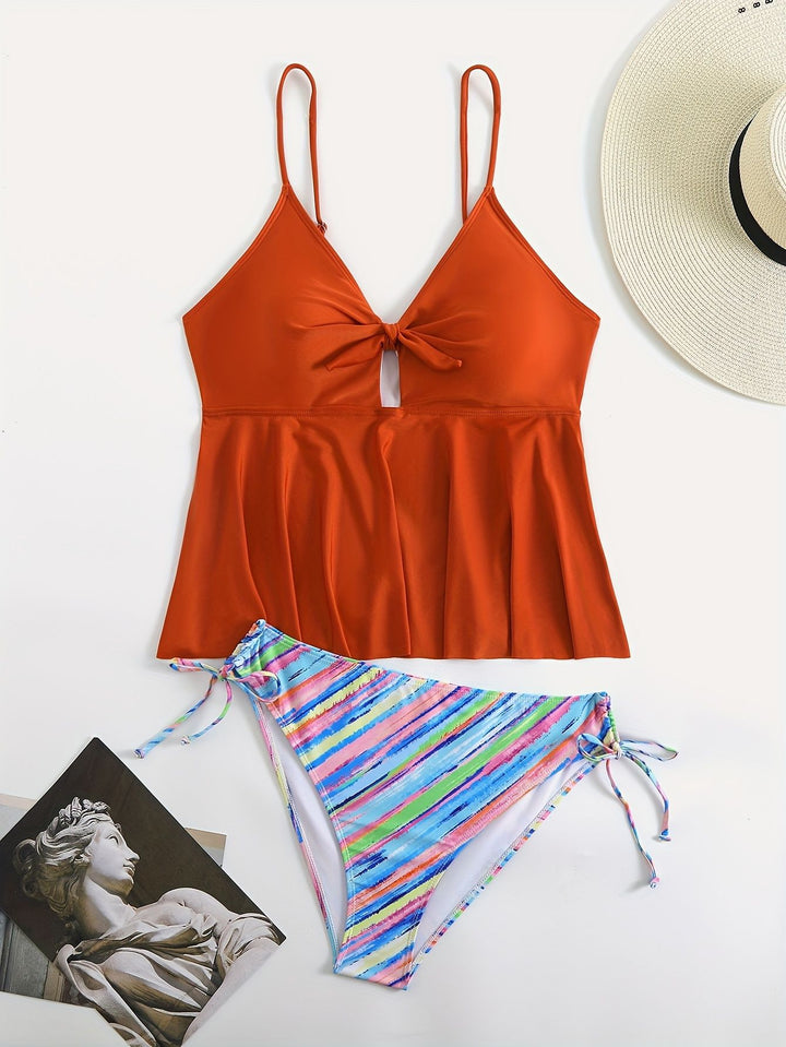 Dame Wrap Bikini Top med moderigtige Bukser Skovae