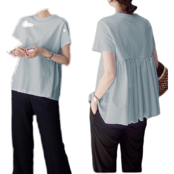 Damer Fritid Peplum T-shirt Stilla