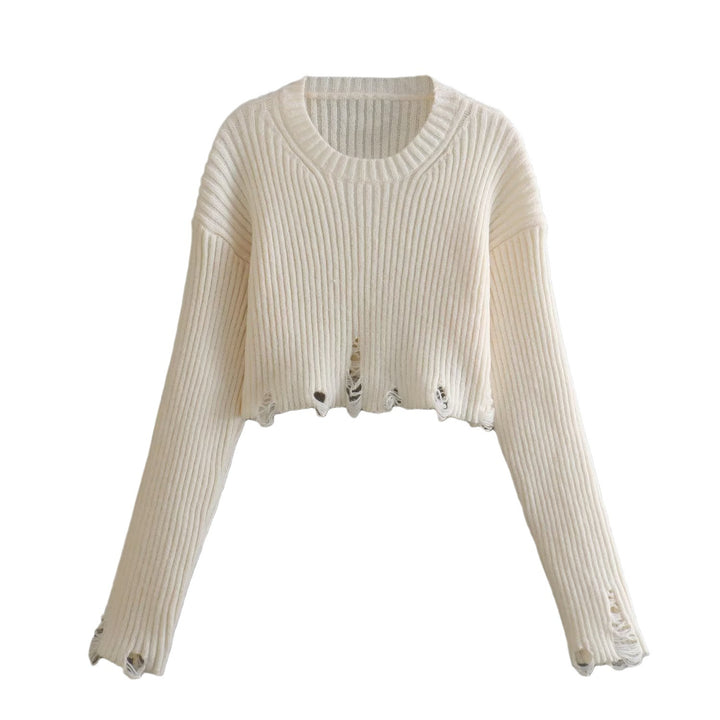 Femme Korte Stribet Pull Stilla