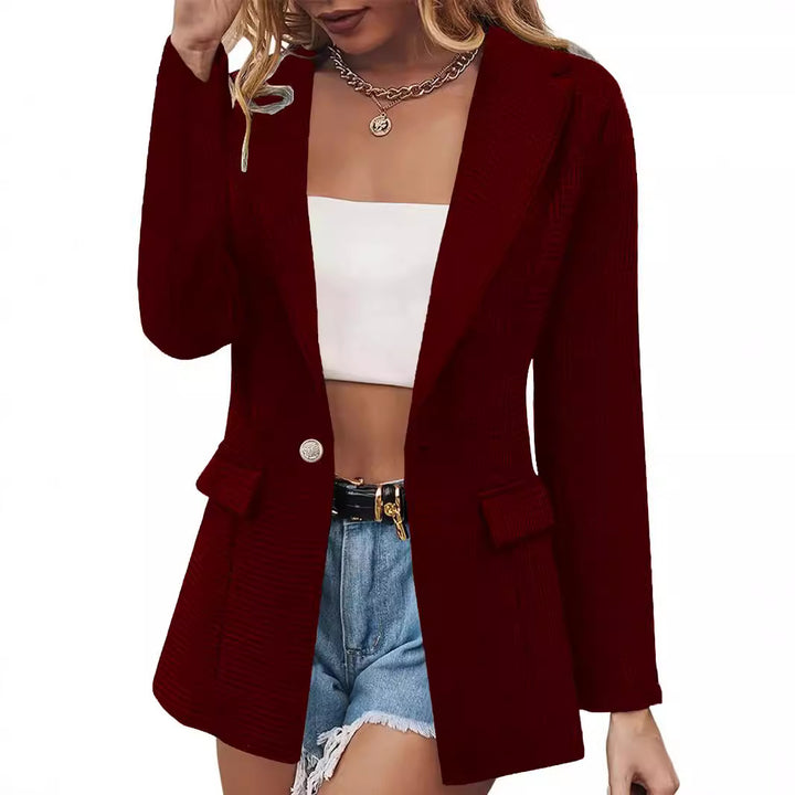 Dame Klassiker Elegant Blazer Stilla