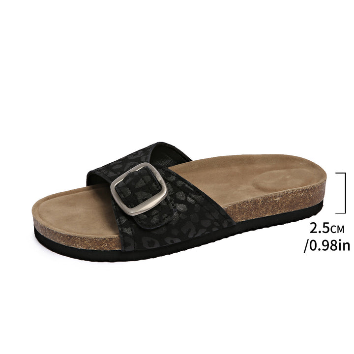 Dame Komfortable Slide-Sandaler med moderne Spænde-Detalje Stilla