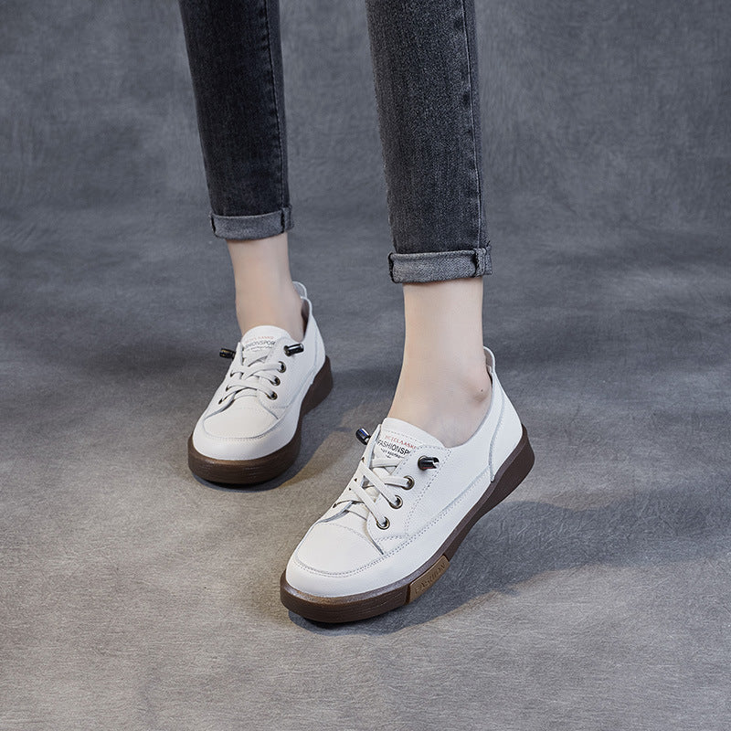 Dame fritidsmode sneakers med stilfuld snøredesign Stilla