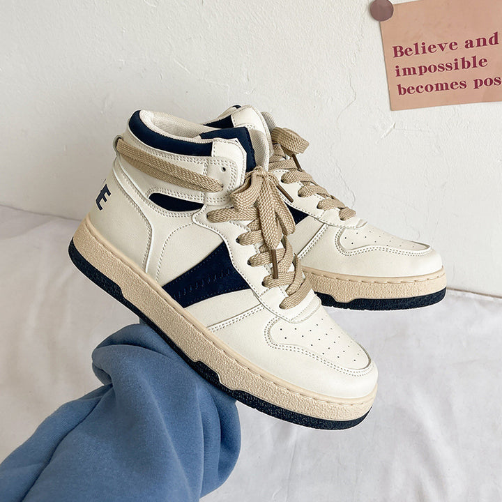 Dame High-Top Sneakers med åndbart overmateriale og dæmpende sål Stilla