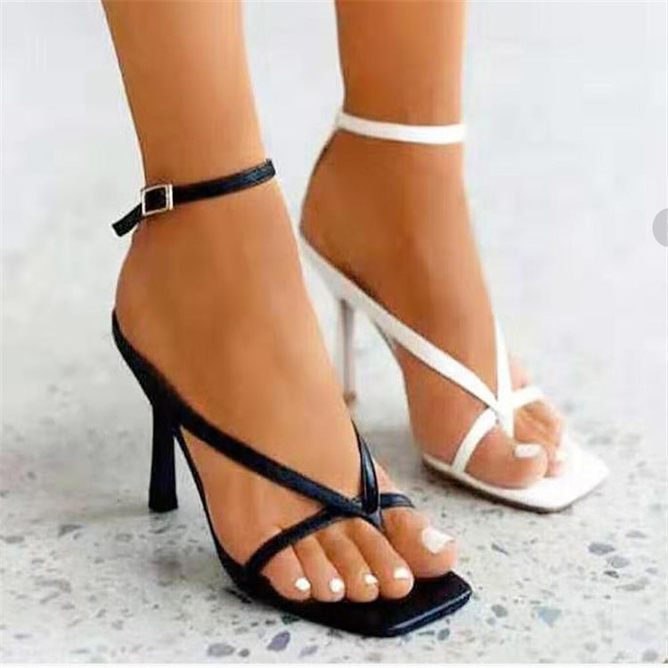 Dame High Heel Sandaler med elegant rem-design og komfortabelt fodseng Stilla