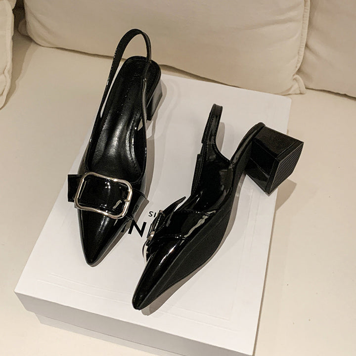 Stylish Slingback-pumps til damer med spænde-detalje Stilla