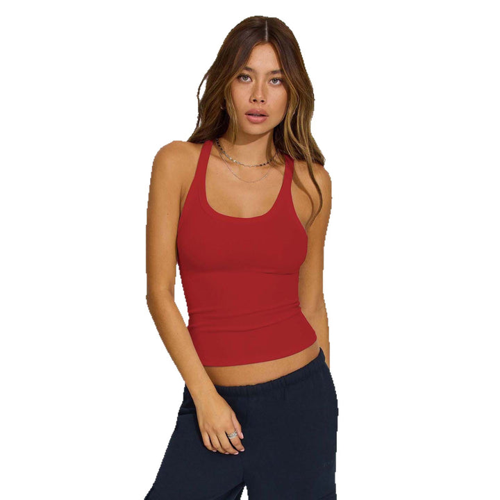 Dame Sporty Tanktop lavet af fugttransporterende materiale med optimal pasform Stilla
