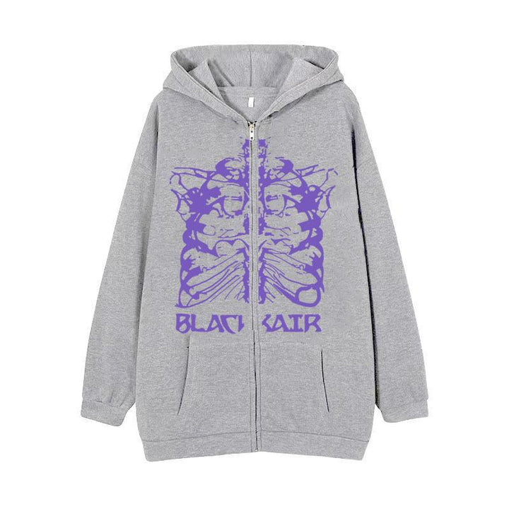 Kvindernes hoodie med innovativt skeletdesign Skovae