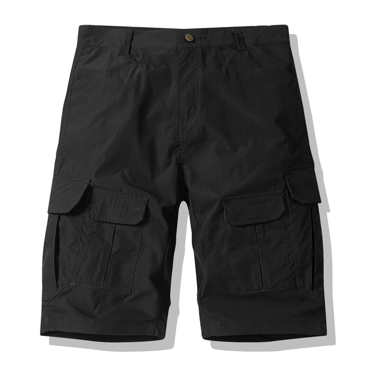 Herre multifunktionelle Cargo-Shorts med praktiske sidelommer og elastisk talje Stilla