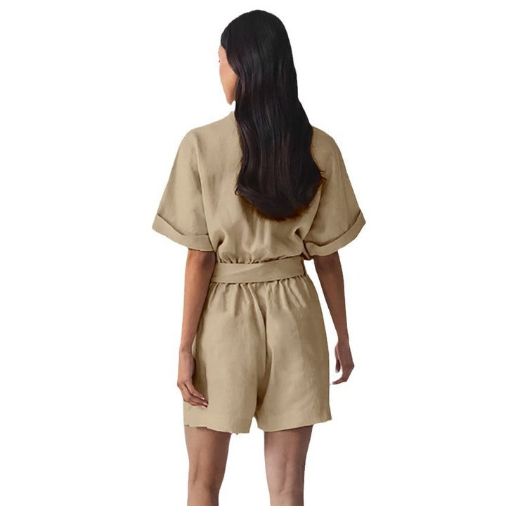 Dame Utility- jumpsuit med figursyet design og praktische lommer Stilla