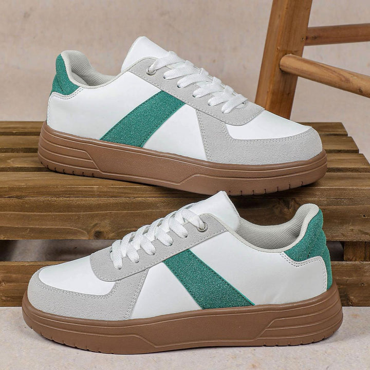 Dame Elegant Lifestyle Sneakers med åndbar sål og skridsikkert mønster Stilla