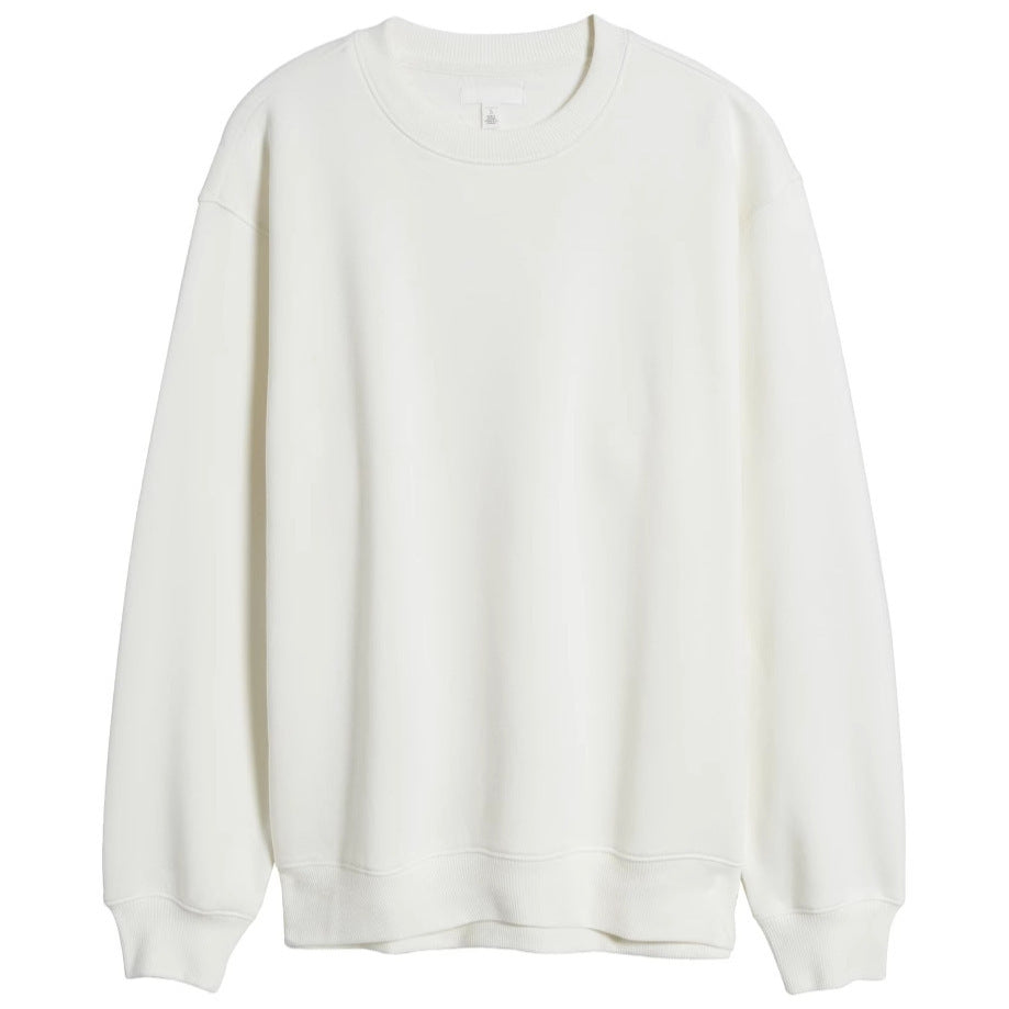 Dame afslappet sweatshirt med klassisk rund halsudskæring Stilla