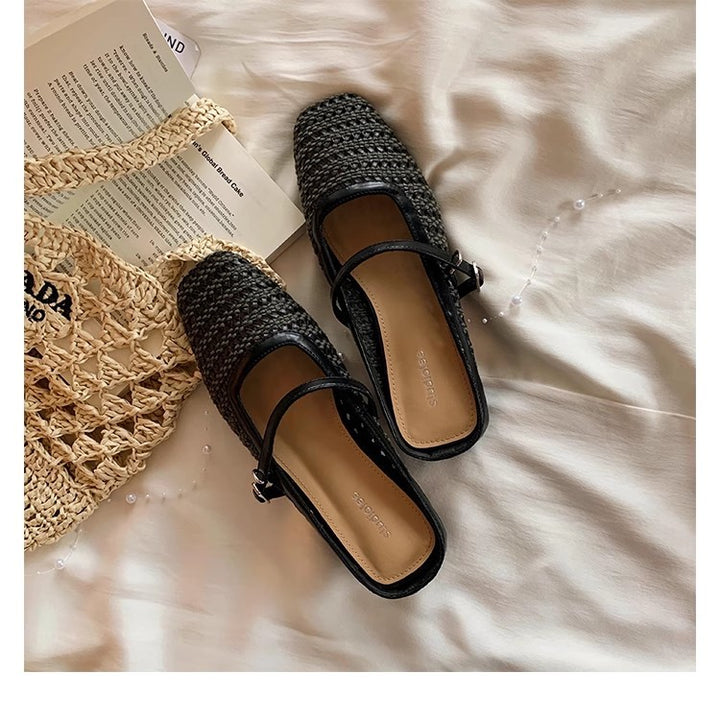 Dame Sling-sandaler med moderigtig netdesign og justerbar rem Stilla