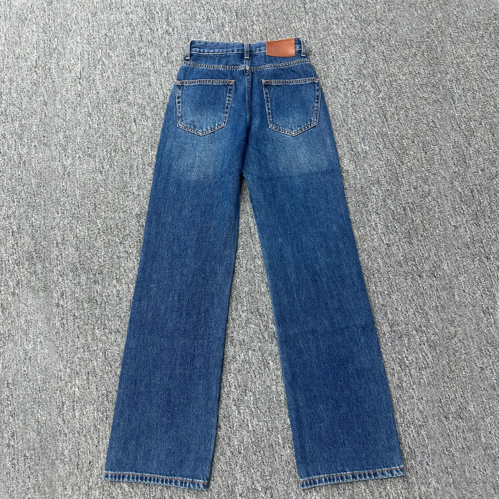 Dame Stretch-Jeans med høj talje og komfortabel indvendig linning Stilla
