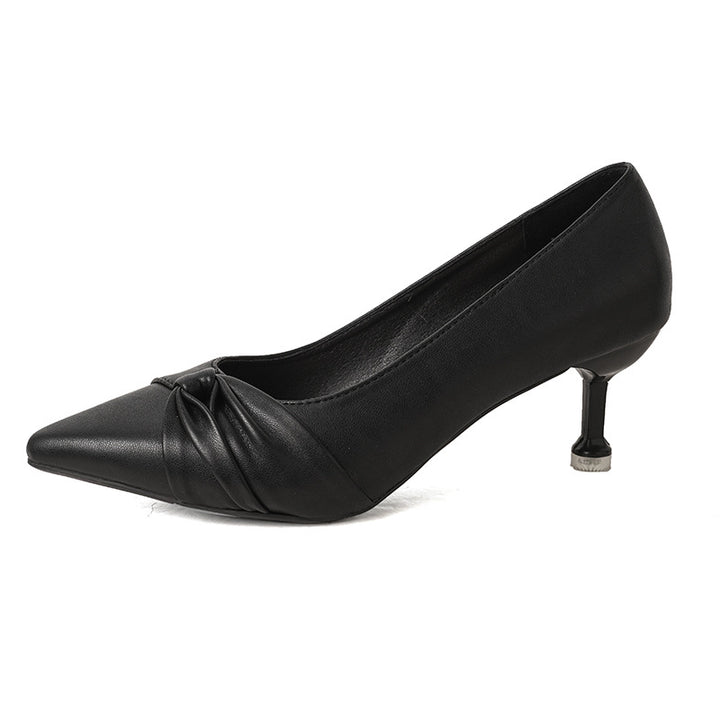 Dame elegante pumps med stilfuld knude-design Stilla