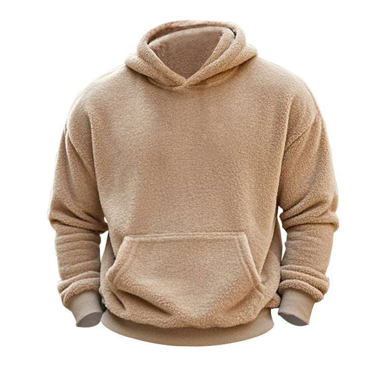 Herrer Hættebluse lavet af blødt fleece Stilla