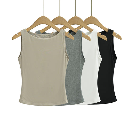 Dame sporty tanktop med sømløs forarbejdning og åndbart stof Stilla