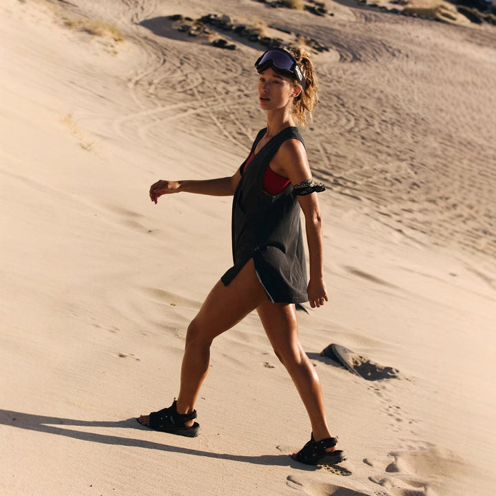 Dame leger strandtop med asymmetrisk snit Stilla