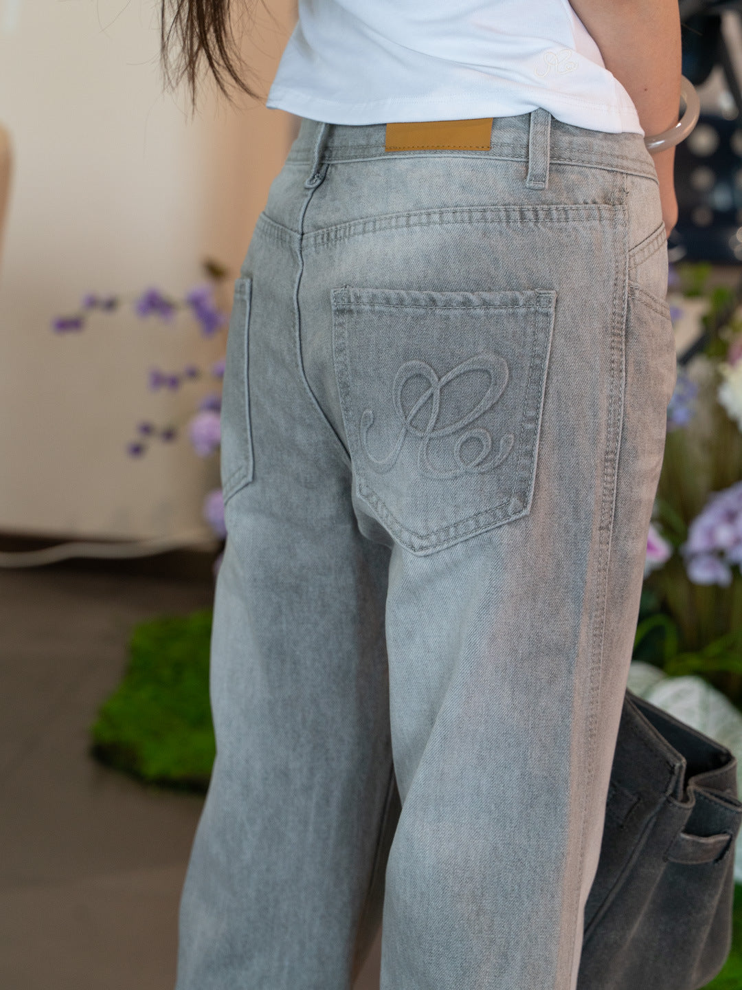 Dame Flared Jeans i Vintage-look med høj talje og behagelig pasform Stilla